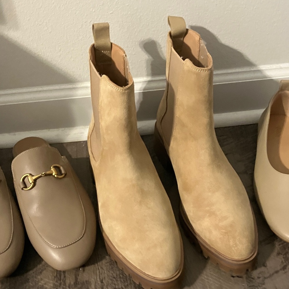 Quince Tan Chelsea Boots